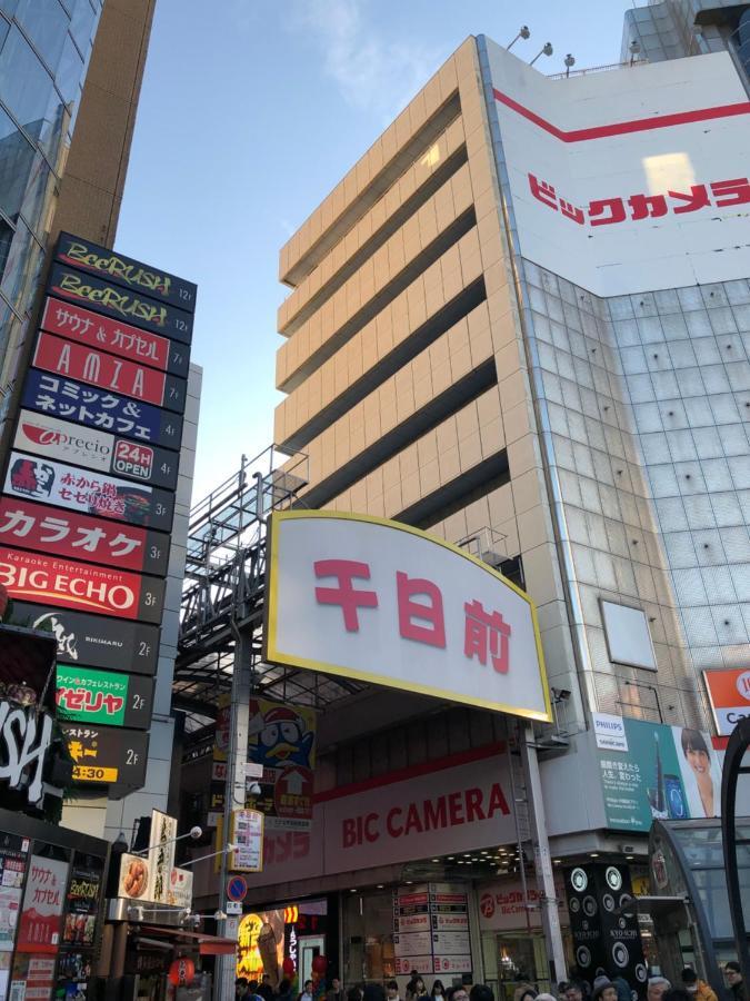 道頓堀心斎橋難波新建豪華公寓103平米4室日 本橋駅20秒黒門市場200米 Osaka Exteriör bild